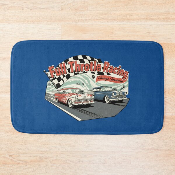 Item preview, Full Throttle Racing Vintage T-Shirt | Retro 50s Drag Racing Muscle Car Design | Classic Speedway Hot Rod Art designed and sold by ObsidianUruk.