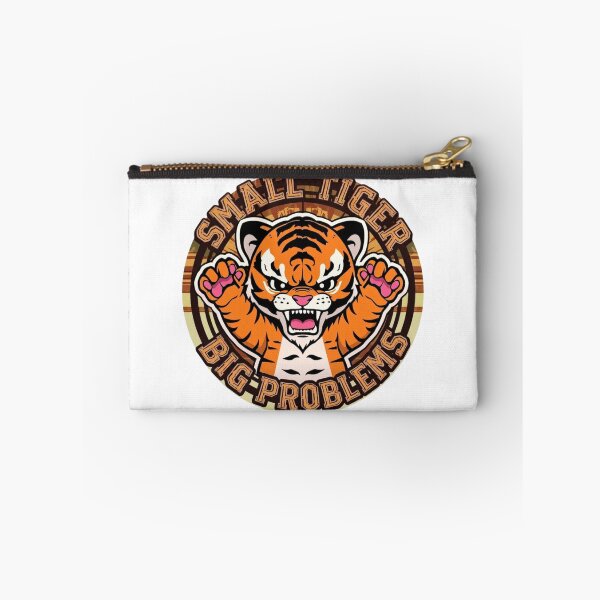 Item preview, Small Tiger Big Problems Funny Baby Tiger Art Print designed and sold by Sky-bully.
