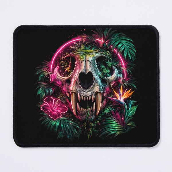 Item preview, Neon Jungle Skull Cyberpunk Streetwear Graphic designed and sold by JonelCrafts.