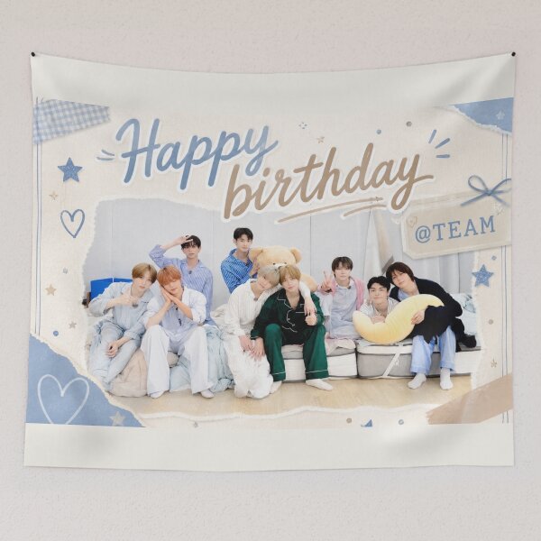 Item preview, happy birthday andTEAM designed and sold by jaofnn.