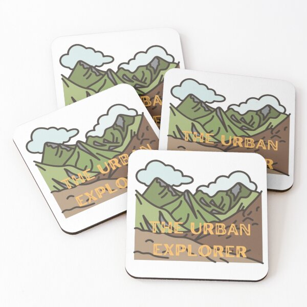 Item preview, The Urban Explorer Premium Mountain Range – Minimalist Adventure Art designed and sold by The Urban Explorer.