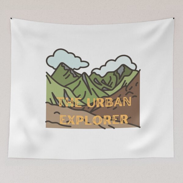 Item preview, The Urban Explorer Premium Mountain Range – Minimalist Adventure Art designed and sold by The Urban Explorer.