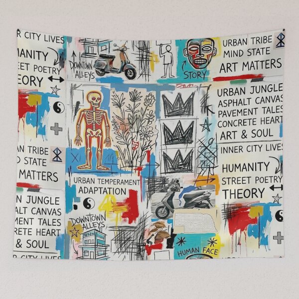 Item preview, Street Art – Urban Neo-Expressionist Abstract Art Graffiti  designed and sold by CattlettArt.