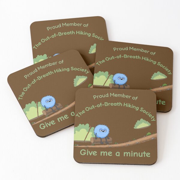 Item preview, Proud Member The Out of Breath Hiking Society designed and sold by TheThinglings.