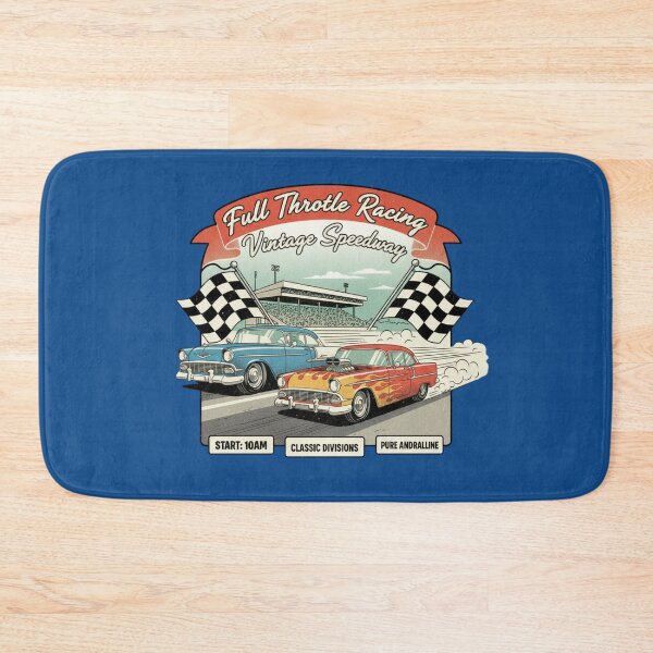 Item preview, Full Throttle Racing Vintage Speedway Shirt | Retro 50s Drag Race Car Design | Classic Hot Rod Motorsport Art designed and sold by ObsidianUruk.