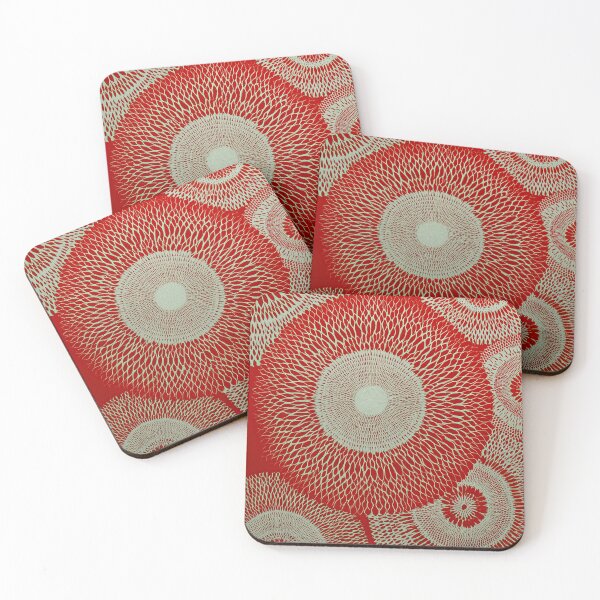 Item preview, Crimson Lace Bloom Patter designed and sold by BasajaunStudio.