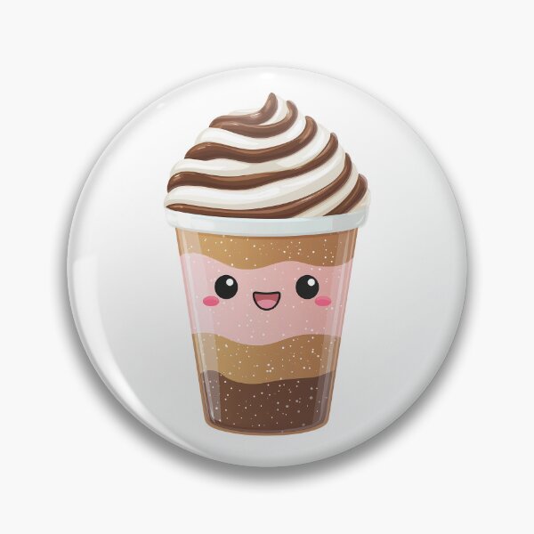 Item preview, Cute Chocolate Milkshake – Kawaii Sweet Drink Illustration designed and sold by BobaBunny76.