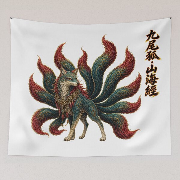 Item preview, Nine-Tailed Fox — Shan Hai Jing designed and sold by holyminix.