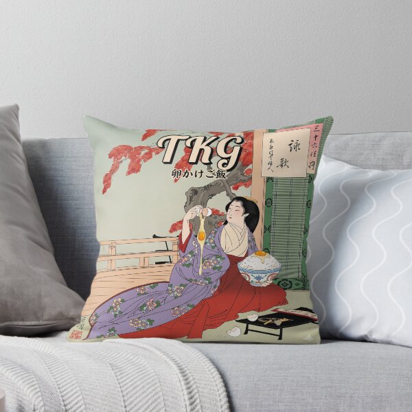 Item preview, Ukiyo-e woman preparing large TKG bowl designed and sold by Zen-Heart-Paws.