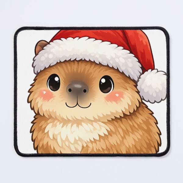 Item preview, Cute Capybara Wearing A Winter Hat designed and sold by Art by Debasish.