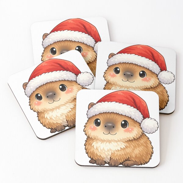 Item preview, Cute Capybara Wearing A Winter Hat designed and sold by Art by Debasish.