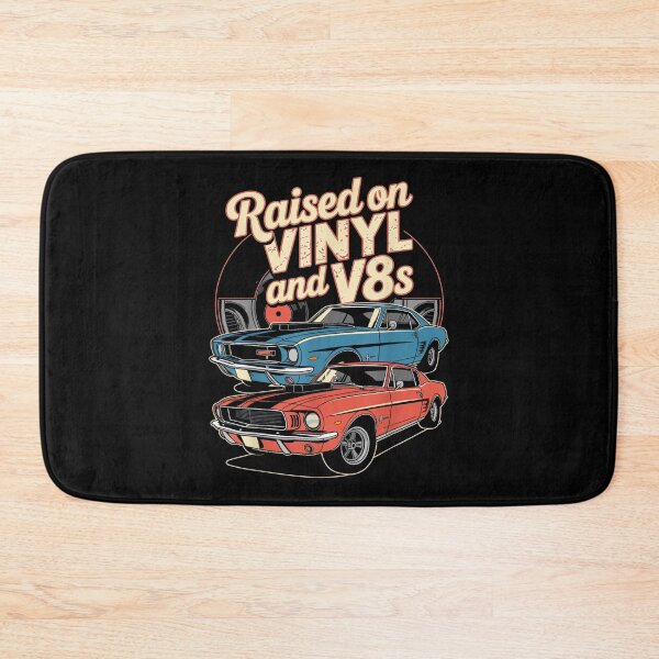 Item preview, Raised on Vinyl and V8s Retro Car Music designed and sold by AlanYYoder.