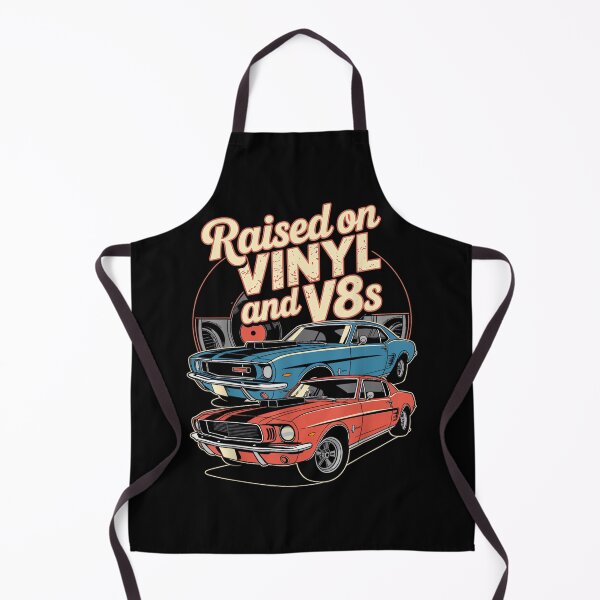 Item preview, Raised on Vinyl and V8s Retro Car Music designed and sold by AlanYYoder.
