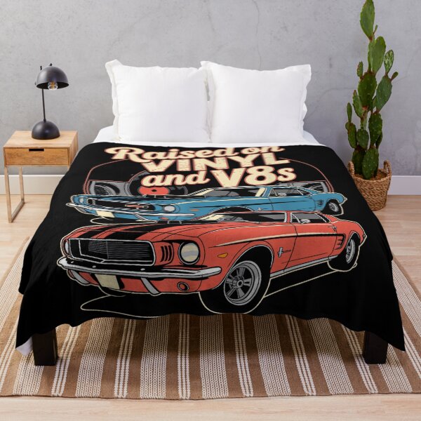 Item preview, Raised on Vinyl and V8s Retro Car Music designed and sold by AlanYYoder.
