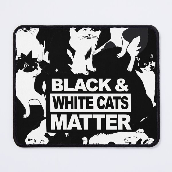 Item preview, Black & White Cats Matter with Beebis Entourage designed and sold by Beebis.