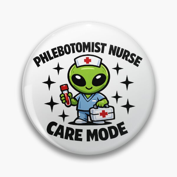 Item preview, Cute Alien Phlebotomist Nurse Funny Medical Worker Design for National Phlebotomist Recognition Week Healthcare Gift designed and sold by ClinicalHubs.