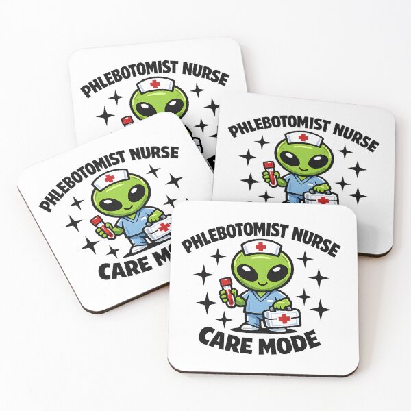 Item preview, Cute Alien Phlebotomist Nurse Funny Medical Worker Design for National Phlebotomist Recognition Week Healthcare Gift designed and sold by ClinicalHubs.