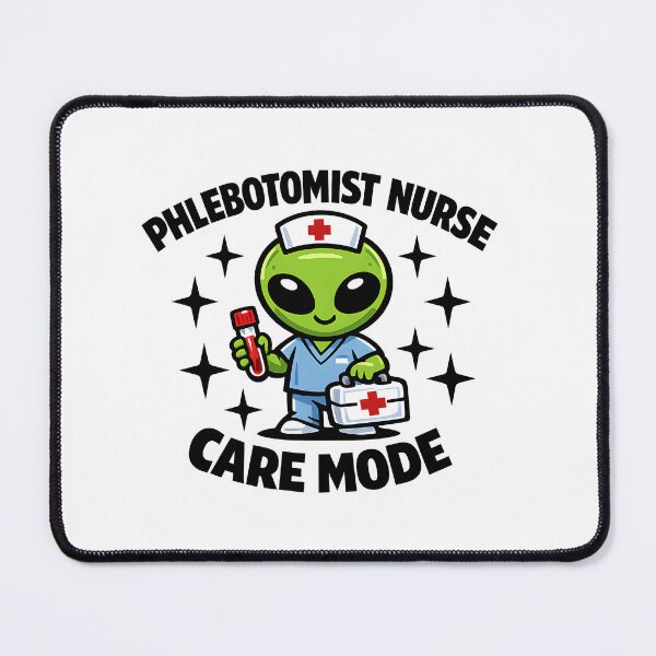 Item preview, Cute Alien Phlebotomist Nurse Funny Medical Worker Design for National Phlebotomist Recognition Week Healthcare Gift designed and sold by ClinicalHubs.