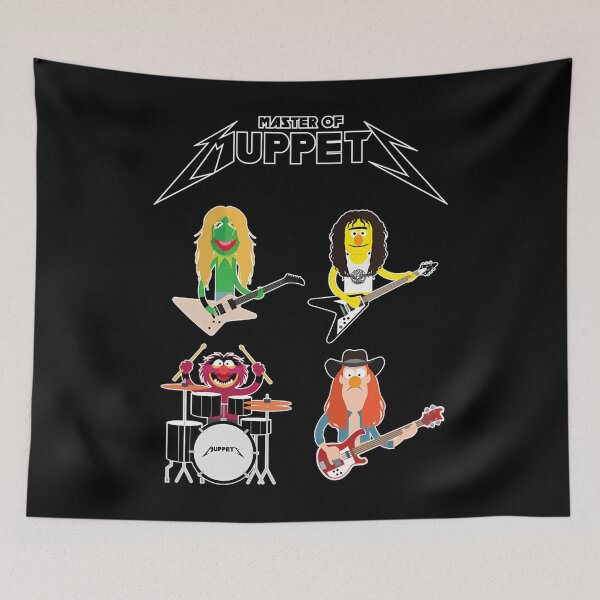 Item preview,  Master Of Muppets - Muppets As Metallica Band designed and sold by sayed khaled.