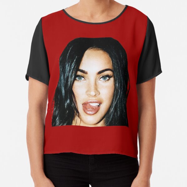 Megan_Tongue Chiffon Top
