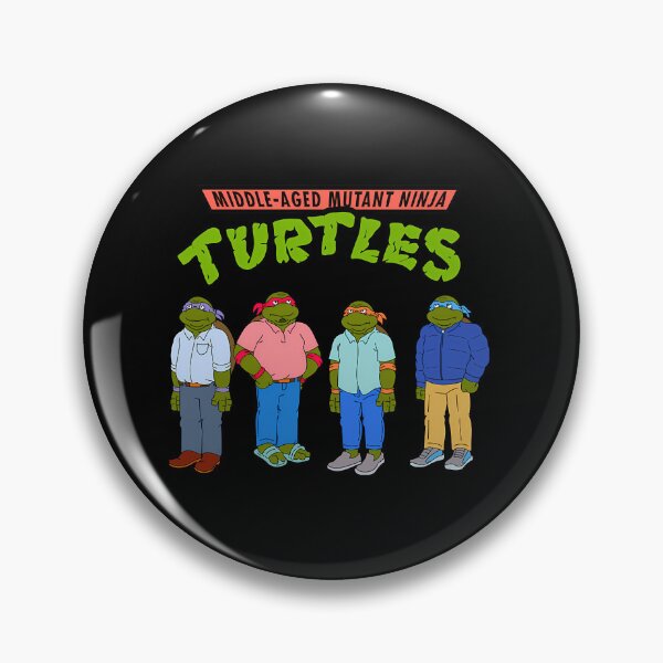 Item preview,  Middle-Aged Mutant Ninja Turtles  designed and sold by sayed khaled.