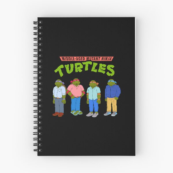 Item preview,  Middle-Aged Mutant Ninja Turtles  designed and sold by sayed khaled.