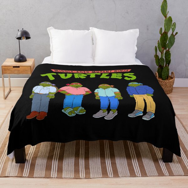 Item preview,  Middle-Aged Mutant Ninja Turtles  designed and sold by sayed khaled.