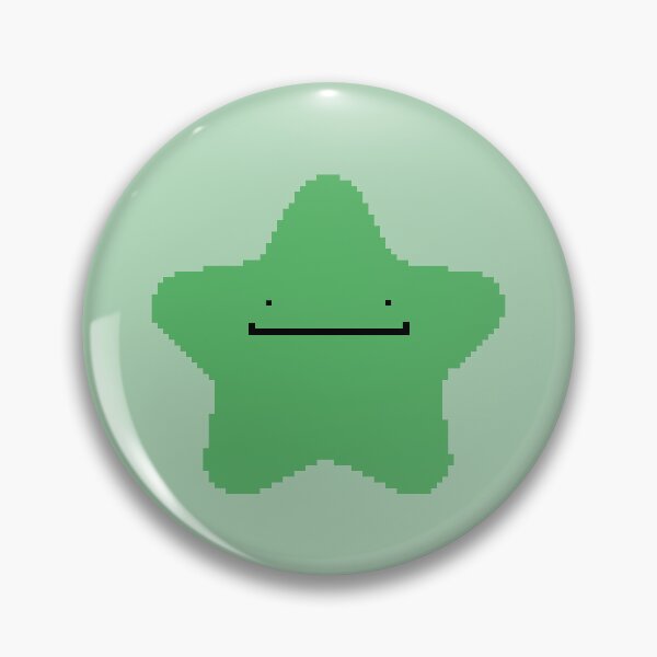 Item preview, Green Star Ditto Pixelated designed and sold by nanikalluka.