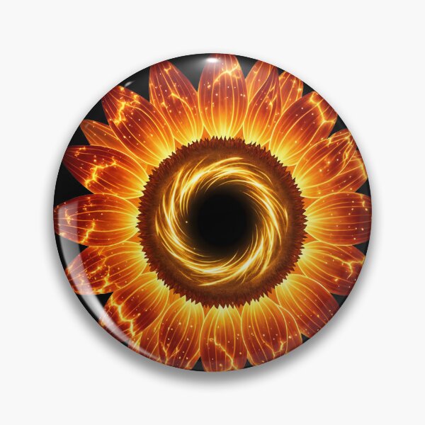 Item preview, Supernova Sunflower: Fiery Cosmic Bloom designed and sold by BGM by AI.