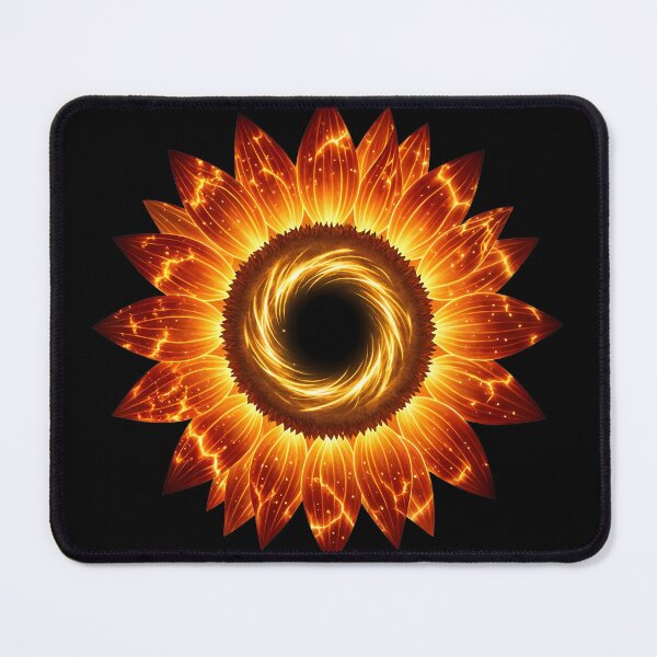 Item preview, Supernova Sunflower: Fiery Cosmic Bloom designed and sold by BGM by AI.