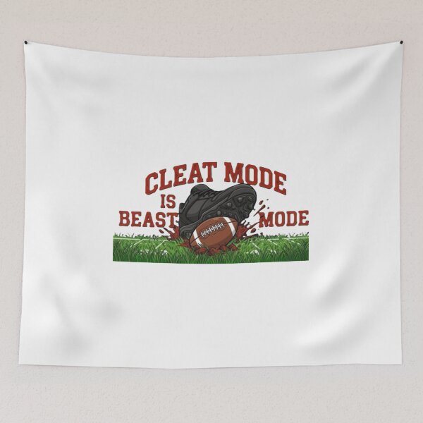 Item preview, Cleat Mode Is Beast Mode American Football designed and sold by TiffanyTTees.