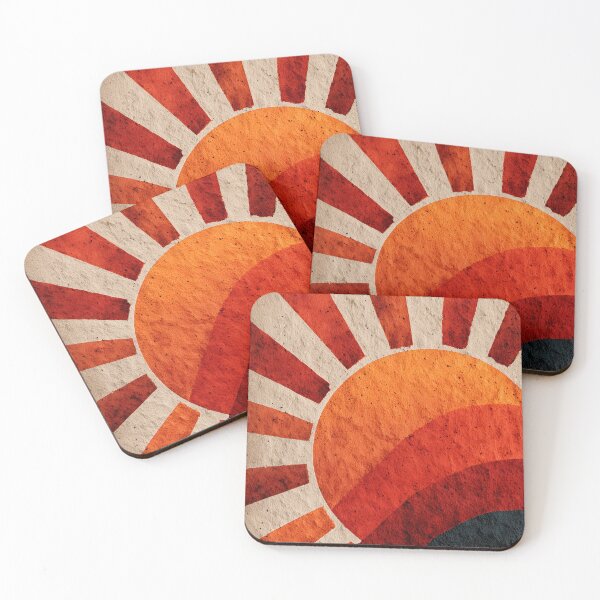 Item preview, Desert Sun Horizon Pattern designed and sold by BasajaunStudio.