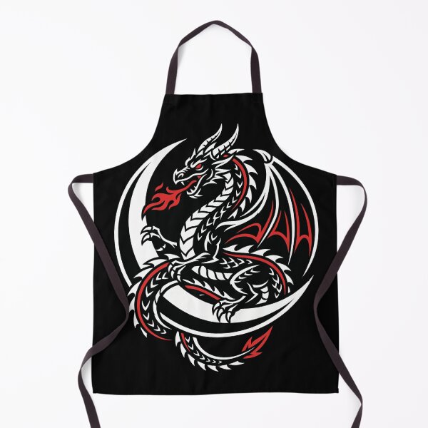Item preview, Dragon Wrapped Around Moon designed and sold by Stickersdevelop.