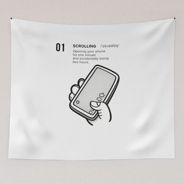 Item preview, Scrolling Definition designed and sold by 88art-Lab.
