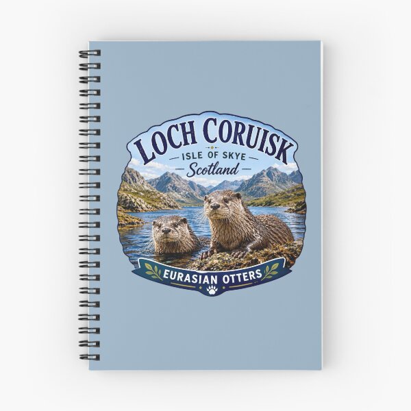 Item preview, Loch Coruisk, Isle of Skye, Scotland - Eurasian Otters designed and sold by Myra365Art.