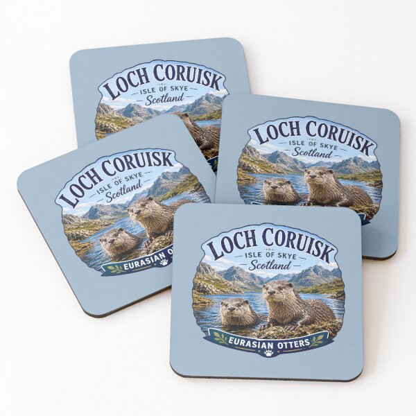 Item preview, Loch Coruisk, Isle of Skye, Scotland - Eurasian Otters designed and sold by Myra365Art.