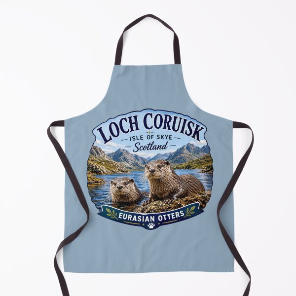 Item preview, Loch Coruisk, Isle of Skye, Scotland - Eurasian Otters designed and sold by Myra365Art.