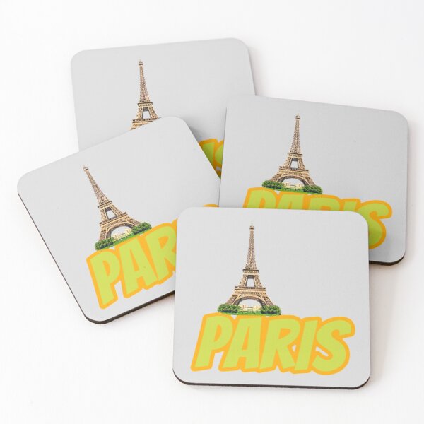Item preview, Paris France – Eiffel Tower Typography Art Sticker designed and sold by Yasmine Mohammed.