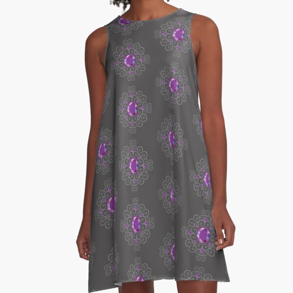 Mandala 01 A-Line Dress