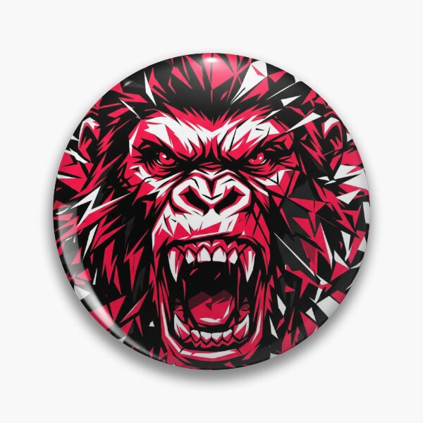 Item preview, Glitch Ape Face designed and sold by Stickersdevelop.