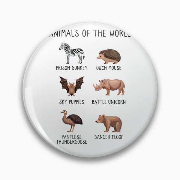 Item preview, Better names for animals - funny animals of the world joke designed and sold by messy-nessie.