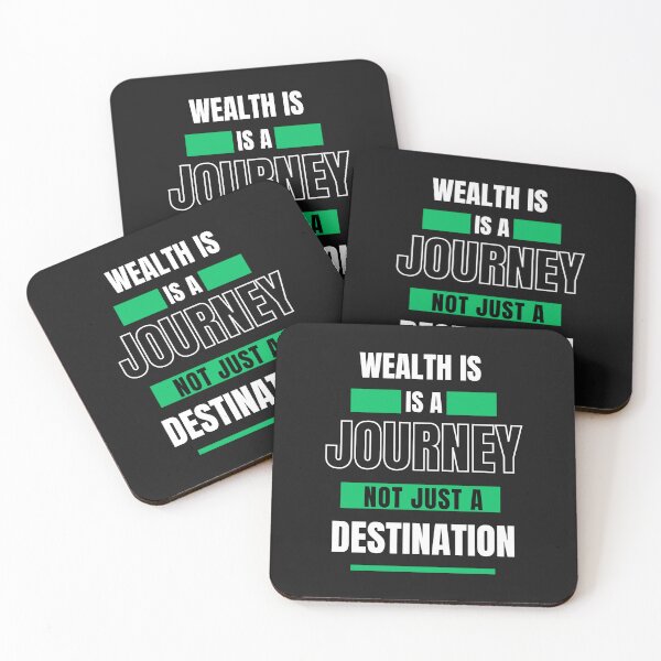 Item preview, Wealth is A Journey Not Just A Destination designed and sold by SavvyKloset.