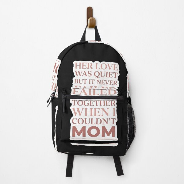 Item preview, Her Love Never Failed – Deep Emotional Mom Quote Design designed and sold by Prism-Bubble.