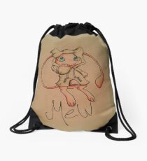 Pokémon Mew with Sweatshirt Drawstring Bag