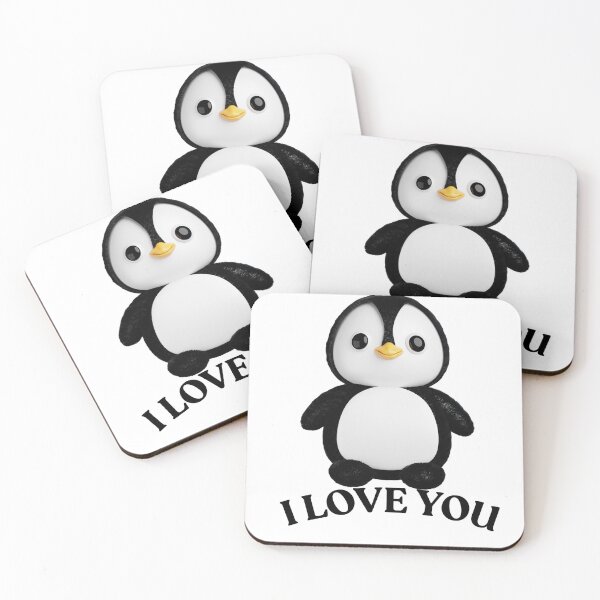 Item preview, Cute Penguin I Love You designed and sold by A touch of creativity.