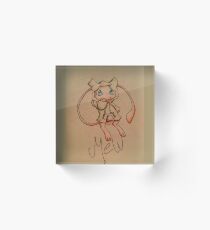 Pokémon Mew with Sweatshirt Acrylic Block