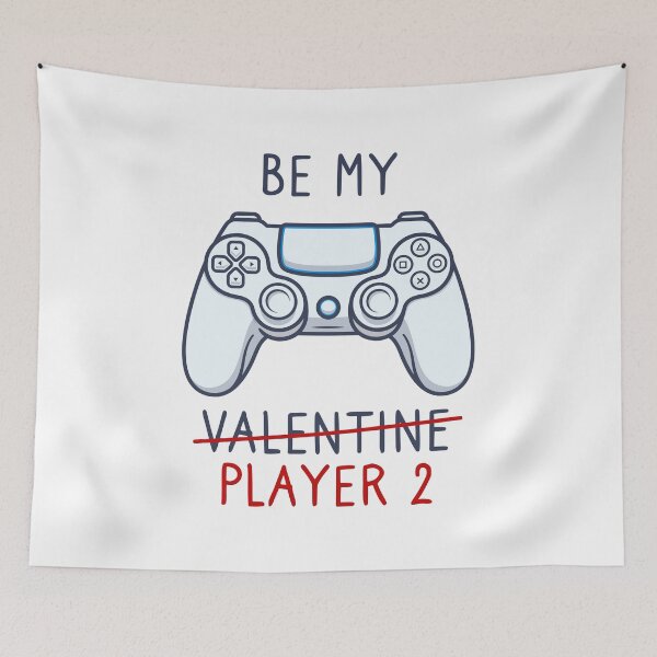 Item preview, Player 2 Valentine gift | Gamer couple controller design designed and sold by messy-nessie.