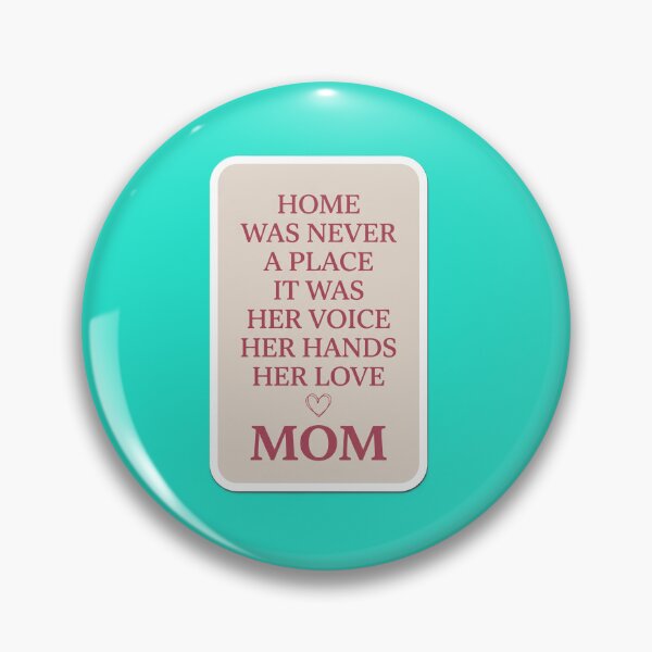 Item preview, Home Was Her – Mother Love Minimal Typography designed and sold by Prism-Bubble.