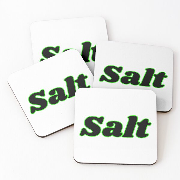 Item preview, Salt Neon Green Retro Typography Minimal Word Art Design designed and sold by PixelParinda.