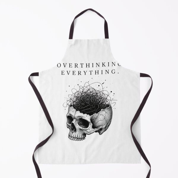 Item preview, Overthinking Everything Skull Design designed and sold by Grim Static.